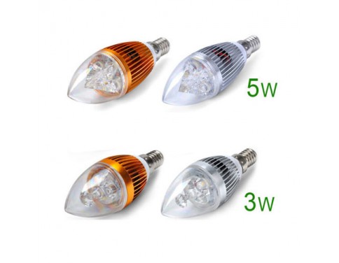 3W 5W E14 AC110-240V Warm White Energy Saving Candle Bulb Candle Bulb